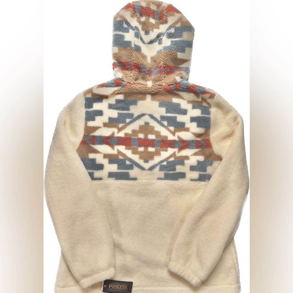 Pendleton Women’s Plush Fully Lined Fleece Jacket Hoodie Brand New - Picture 3 of 5